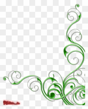 Green Swirls Png By Melissa Tm On Deviantart - Portable Network Graphics