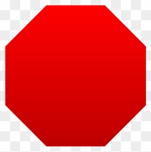Octagon Shape - Blank Stop Sign