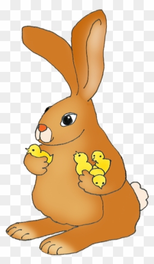 Chicken Clipart Easter Bunny - Bunny Easter Chicks