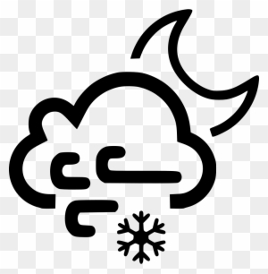 Cloud Wind Windy Moon Night Snow Snowing Comments - Wind