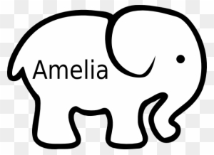 Ivory Ella Elephant Drawing Free Transparent Png Clipart Images Download