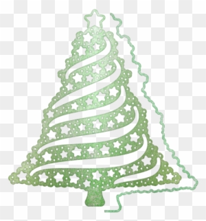 Cheery Lynn Designs Christmas Star Tree Die Cut Out - Cheery Lynn Designs - Christmas Star Tree Die - Dl247