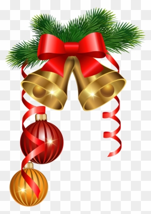 Bell Clipart Christmas Ornaments - Merry Christmas Decorations Png