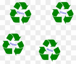 Large Green Recycle Symbol Clip Art - Save The Energy Sign