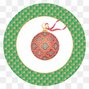 Caspari Imperial Ornaments Gold Christmas Holiday Designer - Tarjetas De Cumpleaños Ladybug