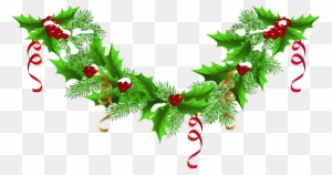 Christmas Garland Clip Art - Christmas Garland Clip Art Png