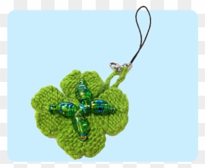 Four Leaf Clover Keychain - Knitting Pattern