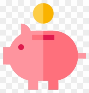 Save Up Loose Change And Any Other Money You Come Across - Piggy Bank Flat Icon