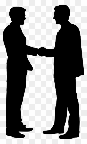 Silhouette, Shaking, Hands, Business, Partners, Hand - People Shaking Hands Silhouette