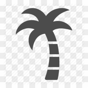Palm, Tree Icon - Tropical Palm Tree Icon