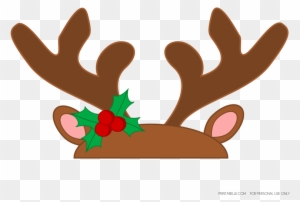 reindeer antler template printable free