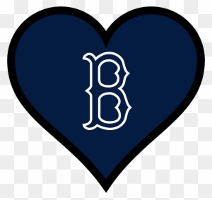 Pray For Boston Heart Blue 15 Clipartist - Boston Red Sox Logo