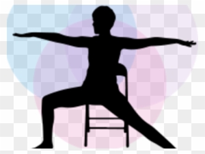 Hair Stylist Clipart - Chair Yoga Clip Art