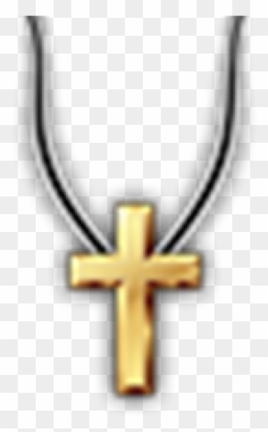 Golden Cross Necklace Hd Transparent Roblox T Shirt Cross Free Transparent Png Clipart Images Download - cross t shirt roblox png