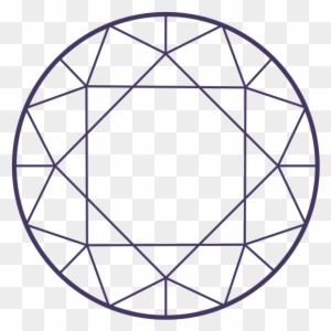 Round - Eight Pointed Star Symbol