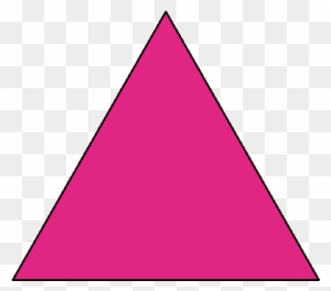 Ooo - Isosceles Triangle Pink