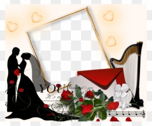 Romance Clipart Wedding Day - Wedding Frame In Png