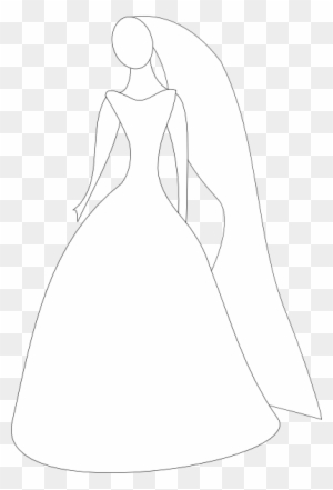 Download Wedding Dress Silhouette Clip Art Transparent Png Clipart Images Free Download Clipartmax