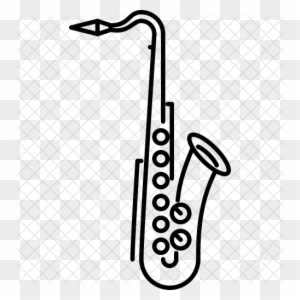 Saxophone Icon - Musical Instrument