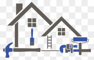 Best Idea And Modern House - Home Improvement Logo Design