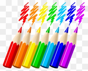 Crayons De Couleurs,articles D Ecole - Color Pencil Vector Png