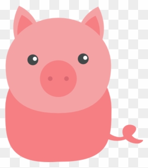 Pig Computer Icons Clip Art - Pig Icon Flat