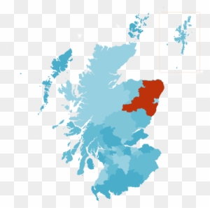 Regions Aberdeen City Aberdeenshire - Scotland Vector
