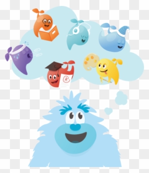 Frozeti The Yeti - Dippin Dots Yeti - Full Size PNG Clipart Images Download