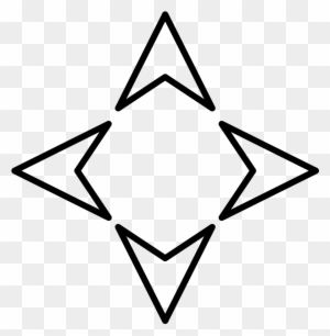 Similar Clip Art - Four Direction Arrow