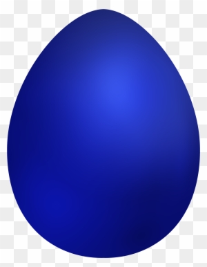 Blue Easter Egg Png Clip Art - Blue Easter Eggs Clipart - Full Size PNG