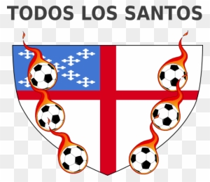 Episcopal Shield Soccer With Fire Hi Clipart - Custom Flaming Soccer Ball Throw Blanket