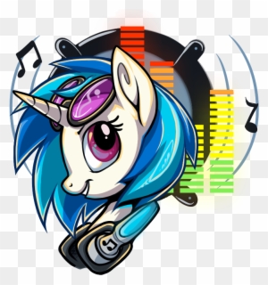 Vinyl Scratch Badge - My Little Pony: Friendship Is Magic