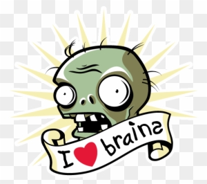 Brains Clipart Zombie Brain - Plants Vs Zombies Brain