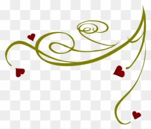 Decorative Swirl Hearts Clip Art At Clker - Swirl Hearts