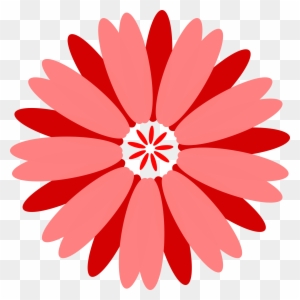 Red Flower Clipart Fower - Flower Images For Design