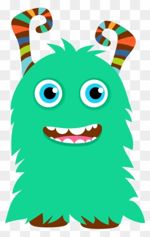 Little Monster Clip Art / Little Monster Clipart / - Cute Little Monster Clipart