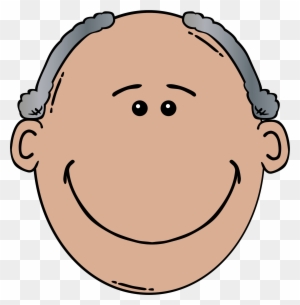 Father Face Clipart - Old Man Face Clipart