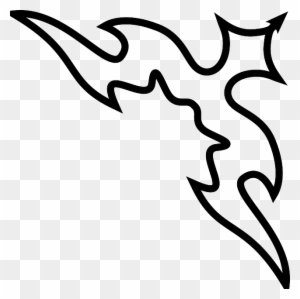 Celtic, Flourish, Corner, Tribal, Fancy - Tribal Borders