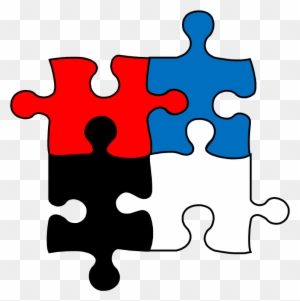 2 piece puzzle template