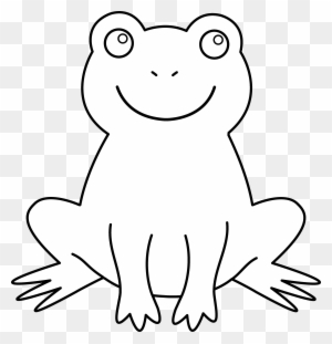 Frog Black And White Black And White Picture Of Frog - Outline Pictures Of Animals