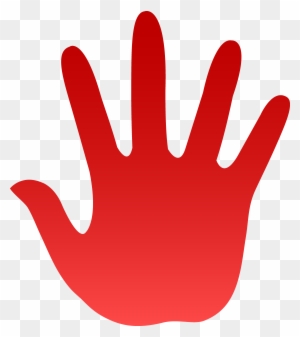 Red Hand, Transparent PNG Clipart Images Free Download - ClipartMax