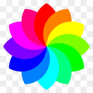 Other Popular Clip Arts - Rainbow Flower Clipart
