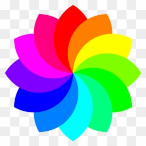 Other Popular Clip Arts - Rainbow Flower Clipart
