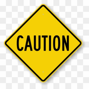 Caution Sign Free Download Clip Art On Clipart - Slow Signs For Traffic
