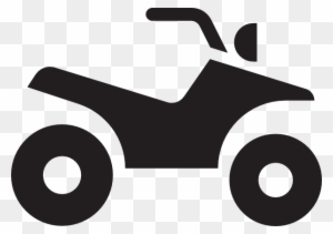 Free Vector Atv White Clip Art - Two Wheeler Parking Logo