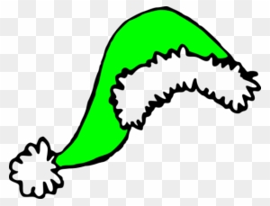 Green Santa Hat Clipart - Transparent Christmas Hats Cliparts