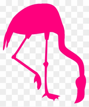 Pink Flamingo Silhouette Clip Art - Pink Flamingo Clip Art