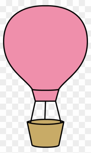 Pink Hot Air Balloon - Pink Hot Air Balloon Clipart