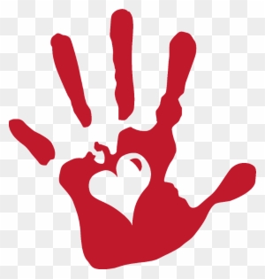 Handprint Clipart Helping Hand - Helping Hands Transparent