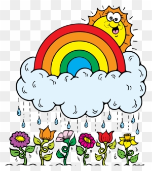 First Grade Newsletter - April Showers Clipart Free
